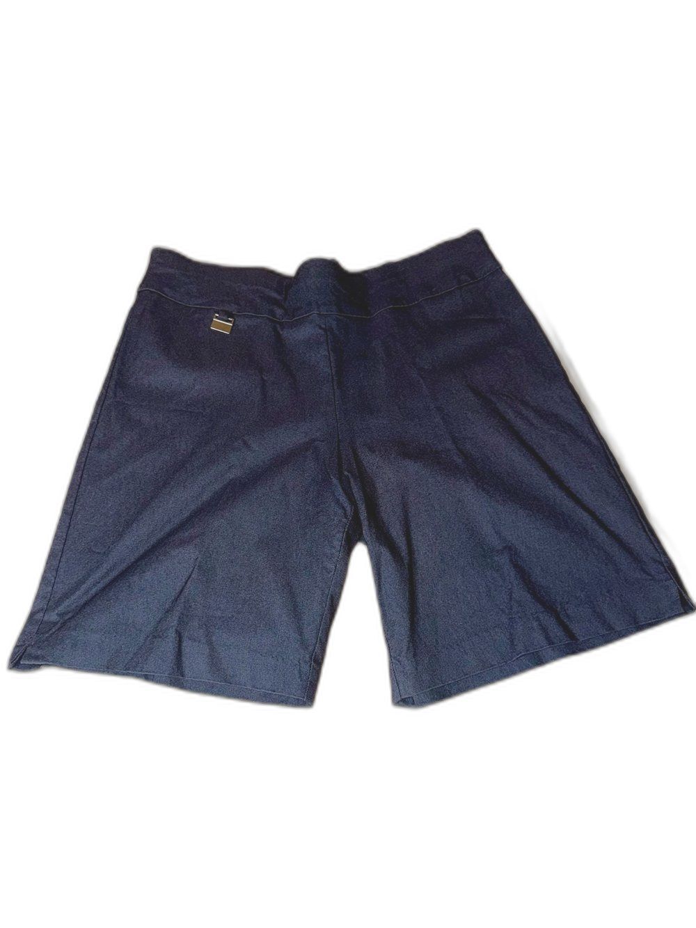 Cortenay Women’s 16W Charcoal Grey Bermuda Shorts Pull On Stretch NWOT